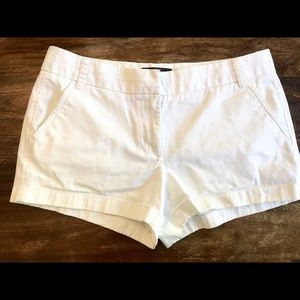 White J.Crew 2” Chino Shorts